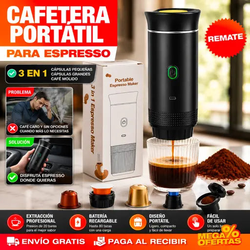CAFETERA ESPRESSO PORTÁTIL